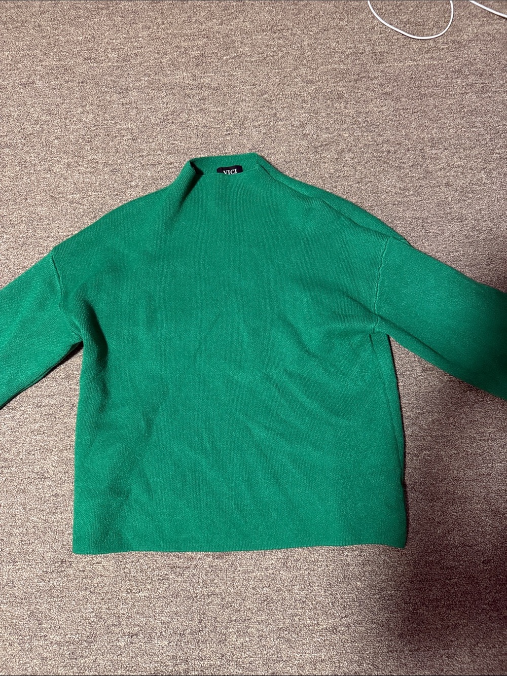 Vici Men's Emerald Green Crewneck Sweater